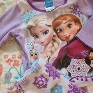 Disney Frozen fleece long-sleeved  pajama set